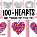 100+ Printable Heart Coloring Pages: A Huge Collection Of Hearts With Free Printable Pictures Of Hearts