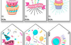 102 Free Printable Birthday Tags All In One Download in Free Printable Happy Birthday Labels