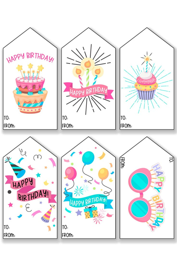 102 Free Printable Birthday Tags All In One Download in Printable Birthday Labels Free