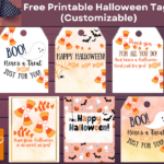 11 Free Printable Halloween Treat Tags Are Instant Downloads And Intended For Printable Halloween Treat Bag Labels