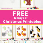 12 Days Of Christmas Printables: Free Christmas Printable Wall Art Pertaining To Free Printable 12 Days Of Christmas