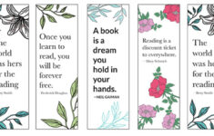 14 Free Printable Bookmarks To Brighten Up Your Books in Free Printable Bookmarks For Students