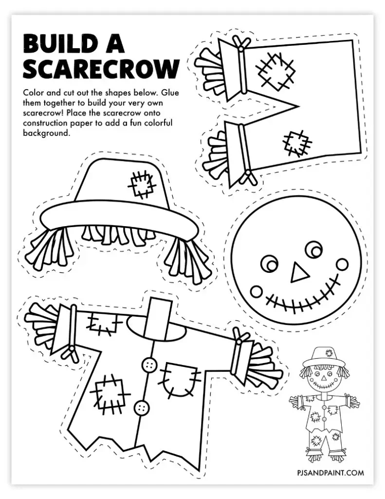 14 Free Printable Fall Games And Activities - Pjs And Paint with Free Printable Fall Printable Crafts