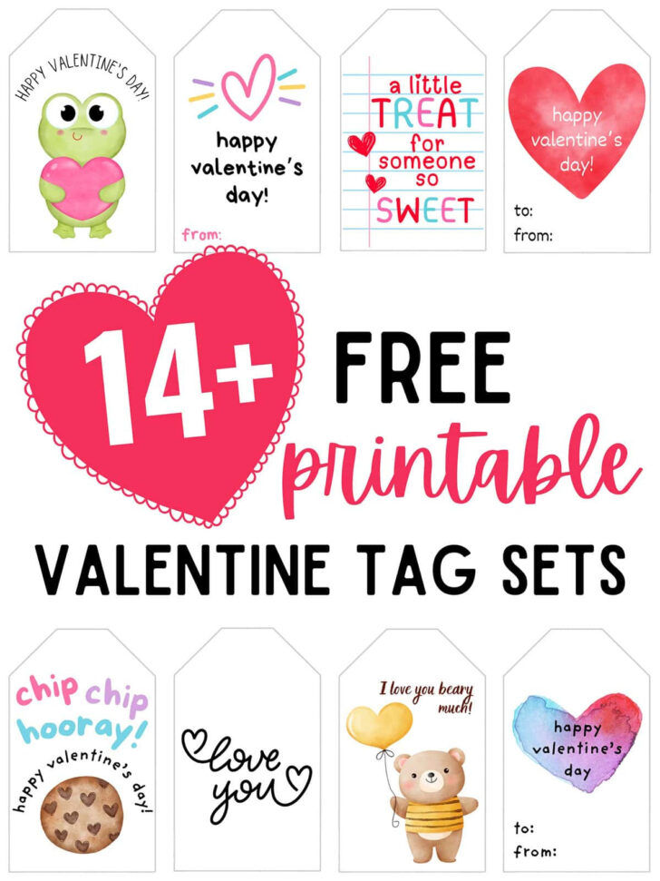 Valentine Day Labels Printable Free