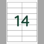 14 Labels Per Sheet   A4 Printer Labels | Labels Zoo In Label Numbers Printable