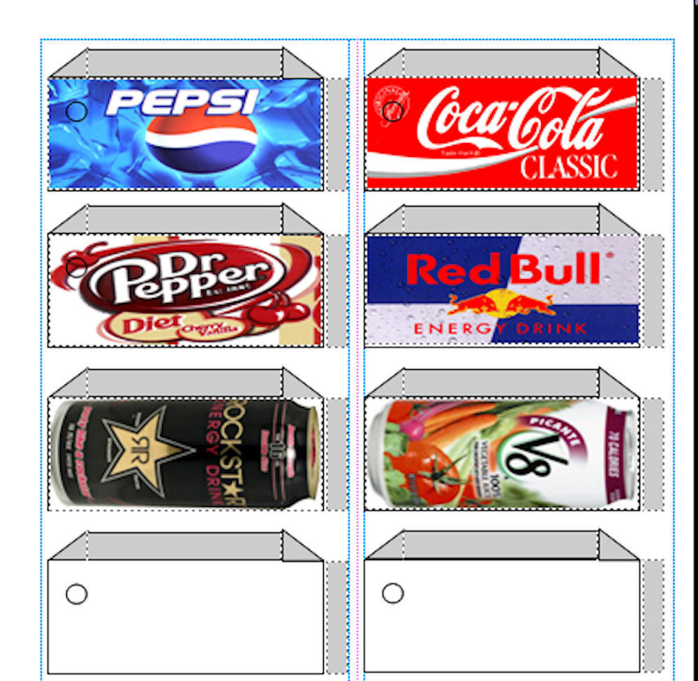 1,400+ Vending Label Dvd - Flavor Strips - Print Your Own Labels throughout Old Pop Machine Labels Free Printable