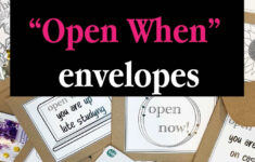 15 Free Printable Open When Labels in Free Printable Open When Letters Labels