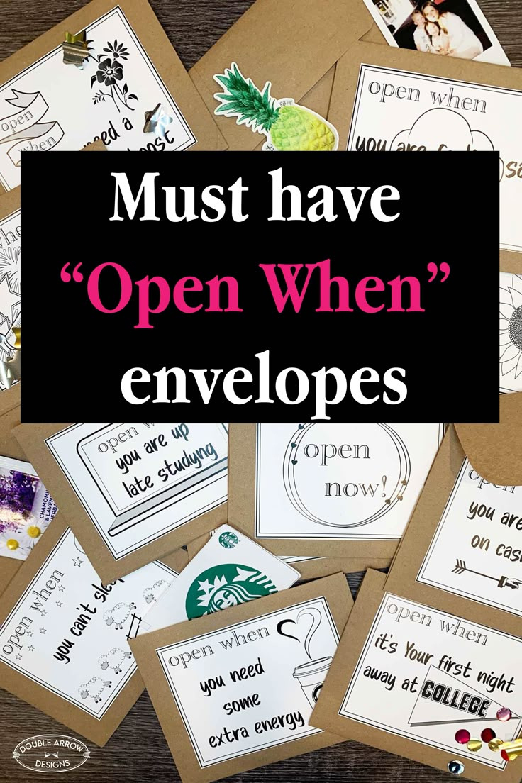 15 Free Printable Open When Labels in Free Printable Open When Letters Labels
