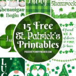 15 Free St Patrick'S Day Printables   Prudent Penny Pincher Inside Free Printable St Patrick Day