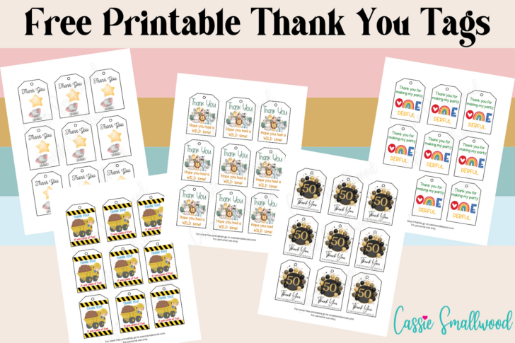Free Printable Thank You Labels
