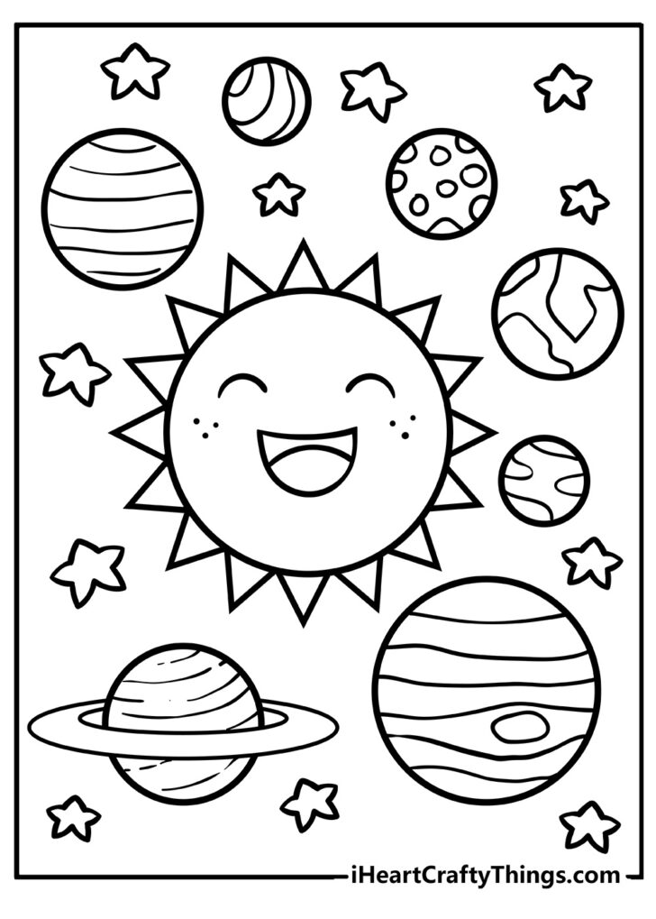 Free Printable Solar System Coloring Pages