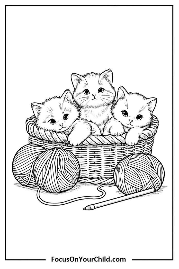 17 Cat Coloring Pages (Free Pdf Printables) in Free Printable Coloring Pages Cats