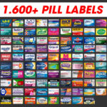 1734 Pill Labels: Pocket Pharmacy Organizer (Digital Download)   Etsy Within Pill Case Labels Printable Free
