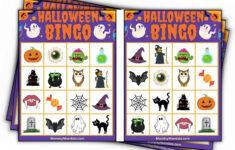 180 Halloween Bingo Cards (Free Pdf Printables) with Free Printable Halloween Bingo Cards For 30 Players