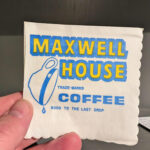 1950Er 60Er Jahre Maxwell House Kaffee Papierservietten   Alt With Regard To Maxwell House Coffee Label Printable