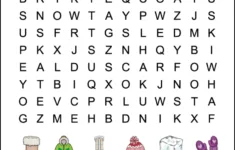 1St Grade Winter Word Search - Tree Valley Academy for Free Printable Word Searches For 1St Graders