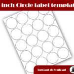 2 Inch Circle Template, Circle Sticker Template With Free Printable 2 Inch Circle Label Template