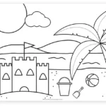 20 Beach Coloring Pages For Kids To Print For Free For Free Printable Beach Coloring Sheets