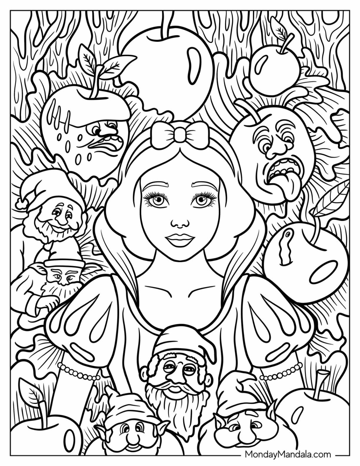 20 Disney Coloring Pages For Adults (Free Pdf Printables) in Free Printable Adult Swear Word Coloring Pages Disney