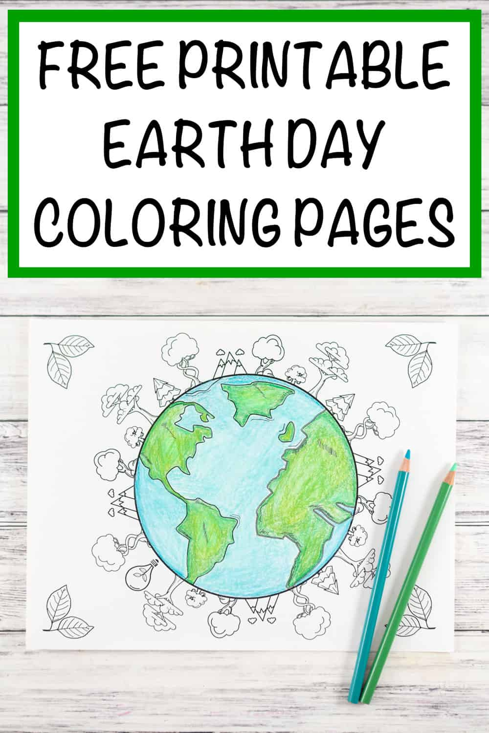 20+ Earth Day And Environmental Coloring Pages - The Artisan Life regarding Free Printable Earth Day Coloring Pages