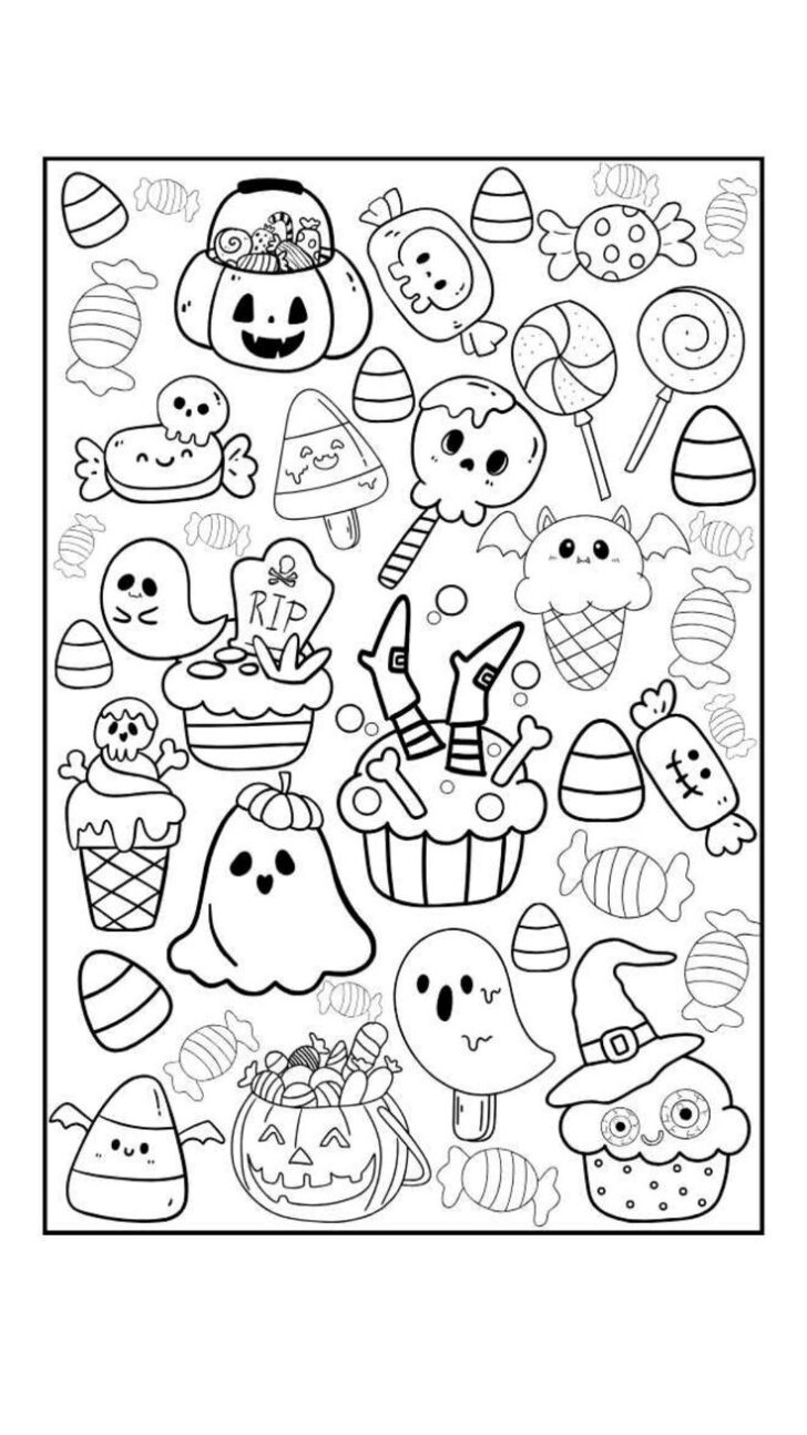 Free Printable Coloring Pages For Adults Halloween
