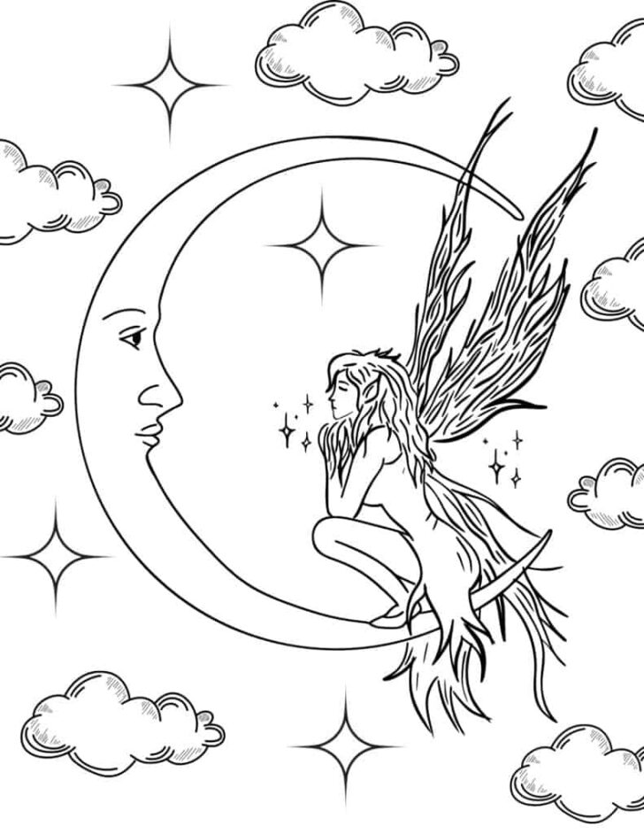 Free Printable Coloring Pages Fairies