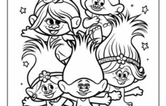 20+ Free Trolls Coloring Pages (Printable Free Pdfs) inside Free Printable Coloring Pages Trolls