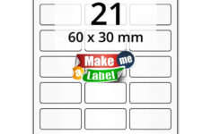 20 White Matt 21 Stickers Per Sheet Self Adhesive Inkjet Laser Printable  Paper within Printable Label Stickers Near Me