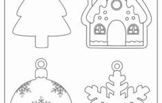 200 Printable Christmas Ornaments (Free Templates) throughout Free Printable Christmas Ornaments Stencils