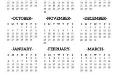 2025-2026 School Year Calendar Free Printable - Paper Trail Design for Free Printable School Calendar 2025-26