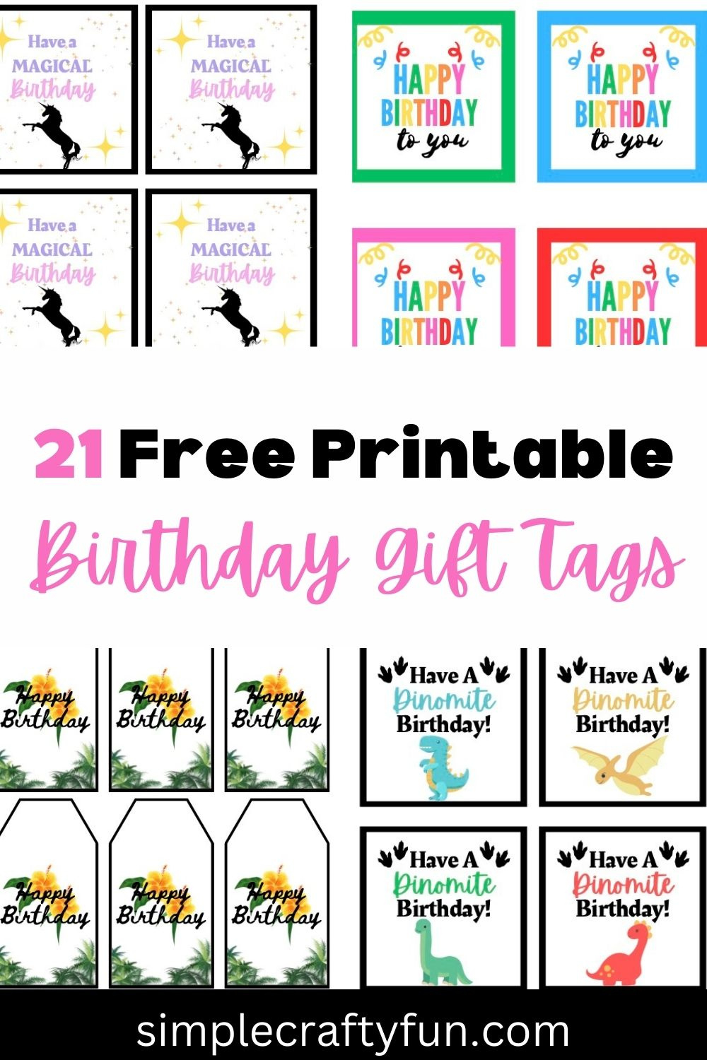 21 Free Printable Happy Birthday Gift Tags And Templates - for Free Printable Gift Label Templates