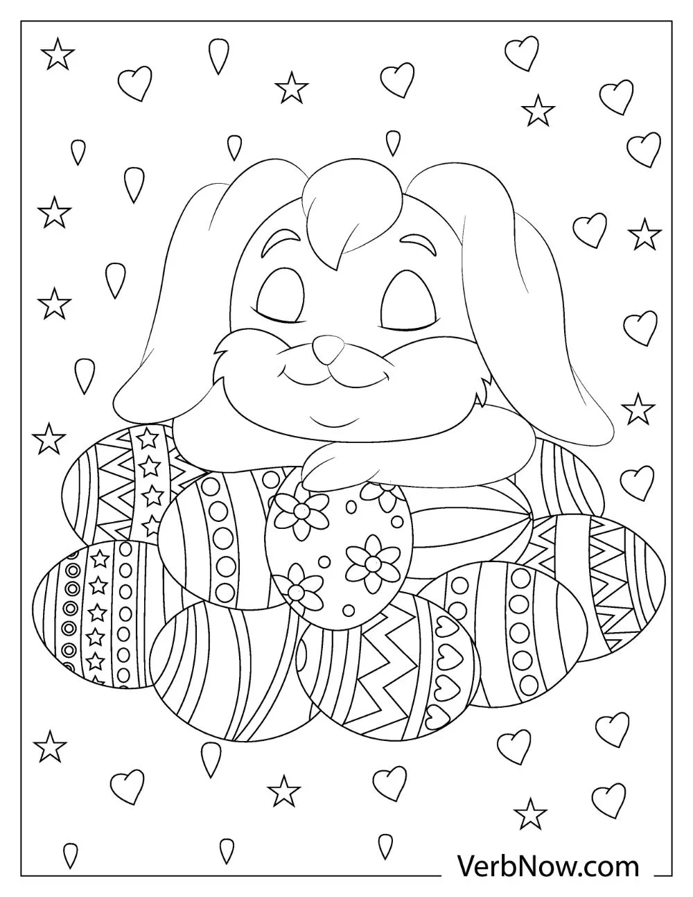22 Free Easter Egg Coloring Pages (Printable Pdf) in Free Printable Full Size Easter Egg Coloring Pages