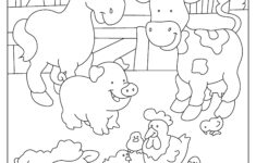 22 Free Farm Animals Coloring Pages For Download (Printable Pdf) for Free Printable Colouring Pages of Farm Animals