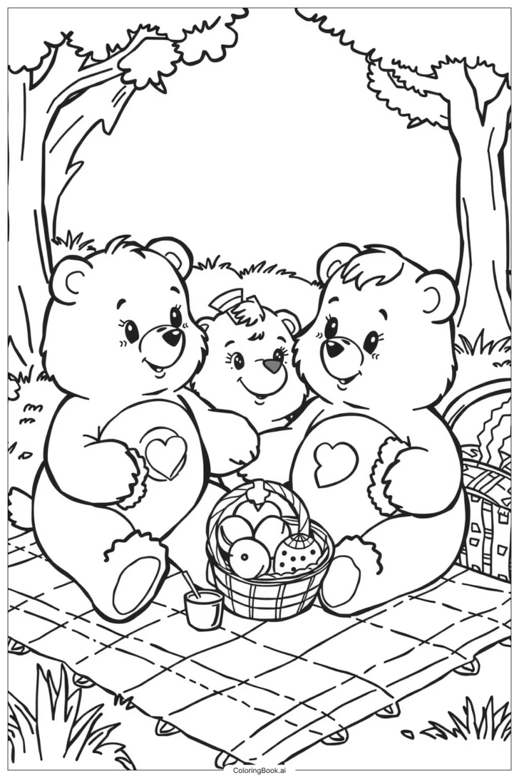 Free Printable Care Bear Coloring Pages