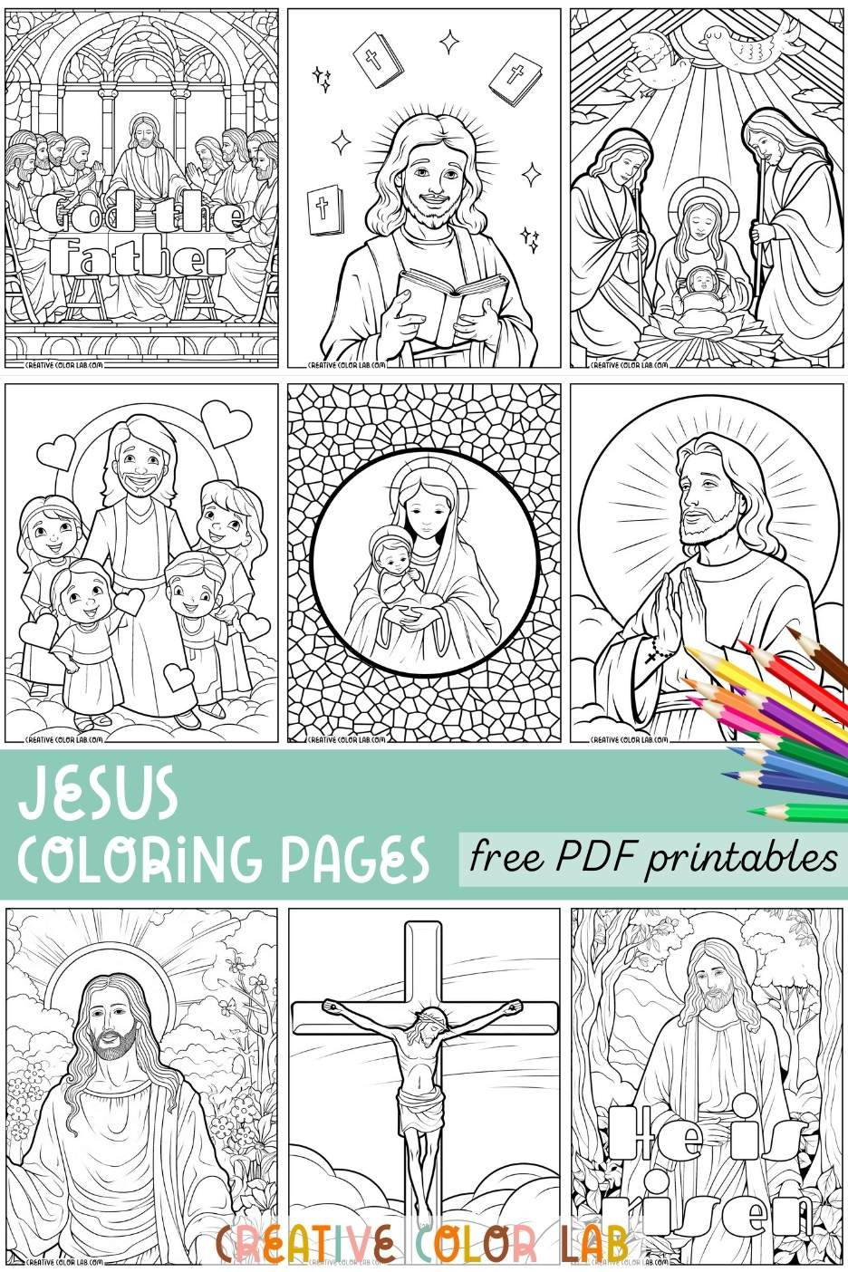 24 Jesus Coloring Pages | Free Pdf Printables inside Free Printable Images Of Jesus