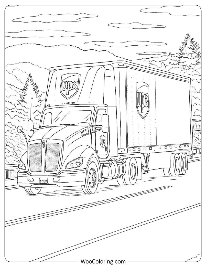 24 Truck Coloring Pages (Free Pdf To Print) | Woo Coloring with Free Printable Truck Colouring Pages