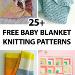 25 Free & Easy Baby Blanket Knitting Patterns   Sarah Maker Pertaining To Free Printable Knitting Patterns For Baby Blankets Uk