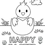 25 Free Printable Easter Coloring Pages For Kids   Prudent Penny Within Free Printable Easy Easter Coloring Pages