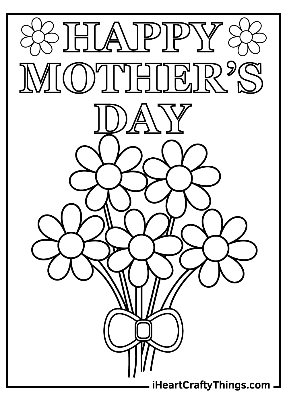 25 Mother&amp;#039;S Day Coloring Pages (100% Free To Print Pdfs) with regard to Free Printable Happy Mothers Day Coloring Pages