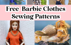 28 Free Sewing Patterns For Barbie Clothes - Easy Things To Sew pertaining to Free Printable Patterns For Barbie Clothes