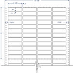 3 1/5" X .87" Pinfeed Cheshire Mailing Address Label   Continental Regarding Da Label 87 Printable