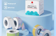 3 Rolls Label Sticker Paper Roll For Phomemo Q30 D30 Printer White Label  Tape Reliable Printing Solution For Labeller 6-15Mm - Aliexpress in Printable Label Tape