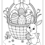30+ Easter Coloring Pages (Free Printable Pdfs) Throughout Free Printable Easy Easter Coloring Pages