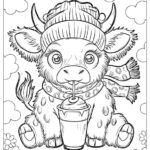 32 Cow Coloring Pages (Free Pdf To Print) | Woo Coloring Throughout Free Printable Highland Cow Coloring Pages