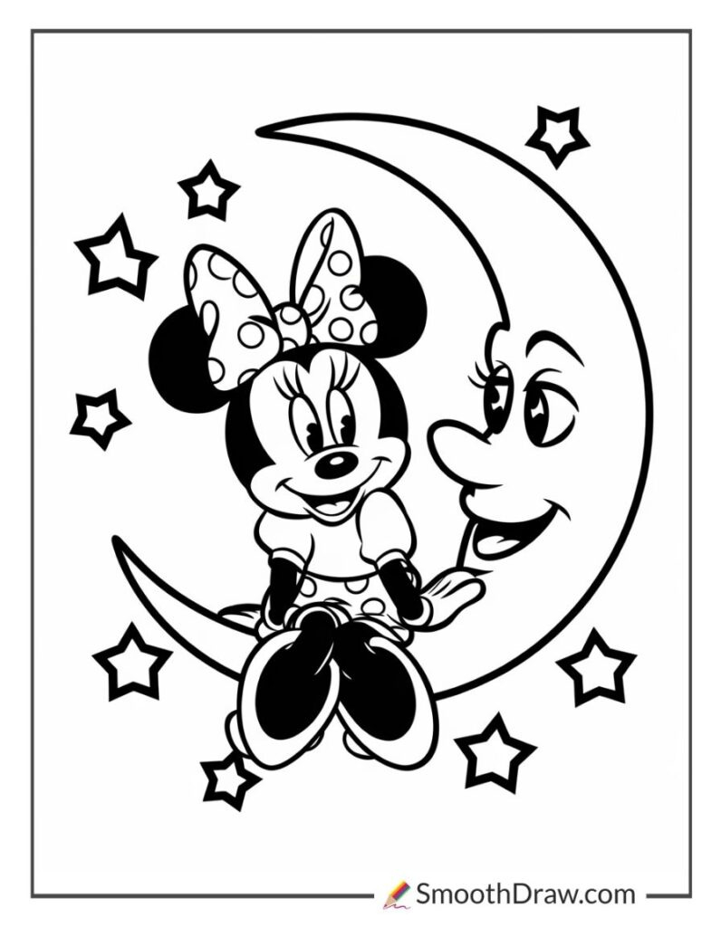 32 Minnie Mouse Coloring Pages (Free Printables) intended for Free Printable Coloring Pages of Minnie Mouse