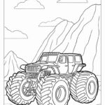 32 Monster Truck Coloring Pages (Free Pdf Printables) With Free Printable Truck Colouring Pages