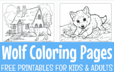 35 Free Wolf Coloring Pages For Adults &amp; Kids (Pdf Printables) in Free Printable Coloring Pages Of Wolves
