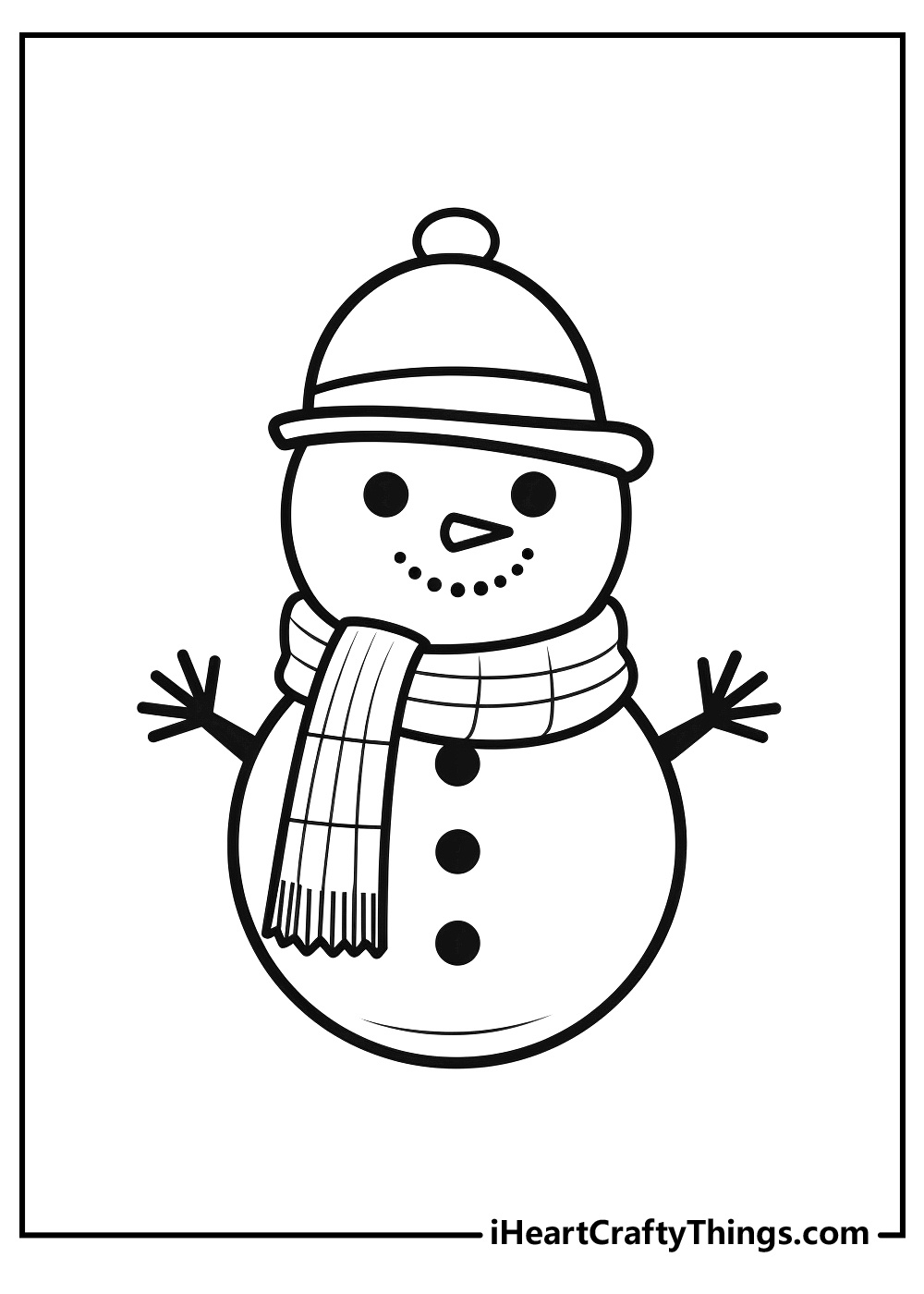 35 Snowman Coloring Pages (Printable Free Pdf For All Kids) regarding Free Printable Coloring Pages Snowman