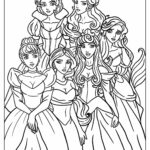 36 Disney Princess Coloring Pages (Free Pdf Printables) Within Free Printable Disney Coloring Book Pages