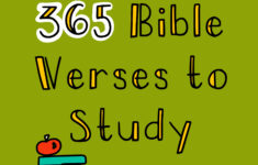 365 Bible Verses To Print For The Entire Year with regard to Free Printable 365 Bible Verses Printable